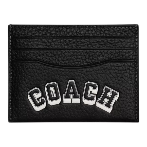 Coach Slim ID Card Case with Varsity Motif - Picture 1 of 5